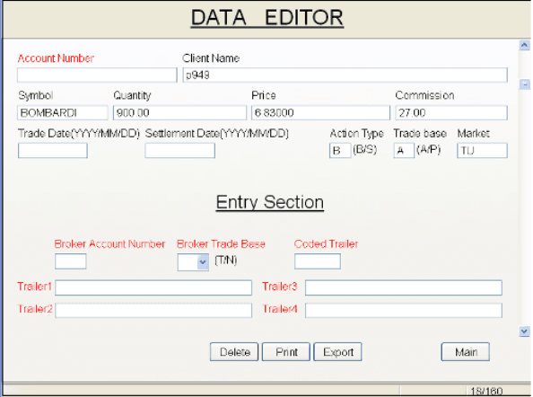 GFT Trade Ticket