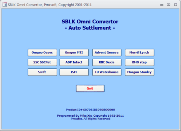 SBLK Universal Data File Converter